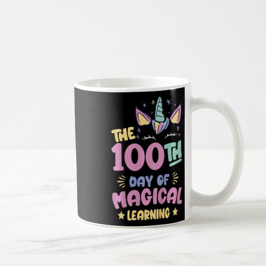 Mug Le 100E Jour De L'École Filles 100 Jours De L'Écol (Droite)