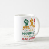 Mug Le 11° anniversaire de mon indépendance (Devant droit)