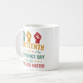 Mug Le 11° anniversaire de mon indépendance (Devant gauche)