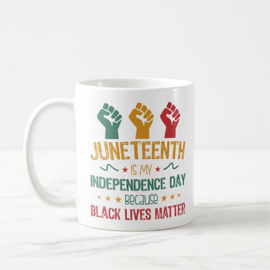 Mug Le 11° anniversaire de mon indépendance (Gauche)