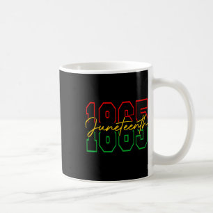 Mug Le 11 juin 2025 célèbre la liberté noire 1865 Hist