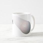 Mug Le 19ème Trou Flying Golf Ball (Devant droit)