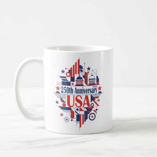 Mug le 250e anniversaire de l'Amérique (Gauche)