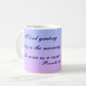 Mug Le 27:14 de proverbes citent complètement la (Devant gauche)