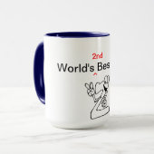 Mug Le 2ème meilleur patron du monde (Devant gauche)