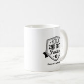 Mug Le 2ème meilleur père du monde (Devant droit)