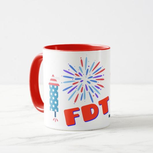 Mug Le 4 juillet FDT Delta Tango (Devant gauche)