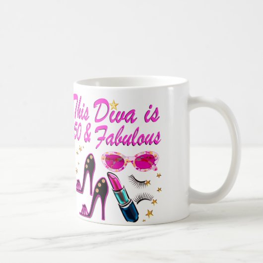MUG LE 50ÈME DIVA (Droite)