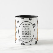 Mug Le 8e jour Dieu a créé des chiens de Terrier front (Centre)