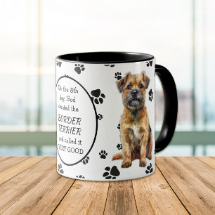Mug Le 8e jour Dieu a créé des chiens de Terrier front