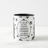 Mug Le 8e jour Dieu a créé des RÉCUPÉRATEURS DE LABRAD (Centre)