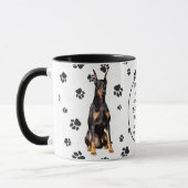 Mug Le 8e jour Dieu a créé Doberman Pinschers (Gauche)