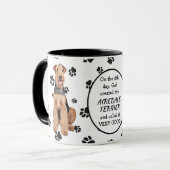 Mug Le 8e jour Dieu a créé l'Airedale Terrier (Devant gauche)