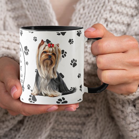 Mug Le 8e jour Dieu a créé Yorkies