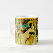 Mug Le ~ Alphonse Mucha de quatre saisons (Devant gauche)