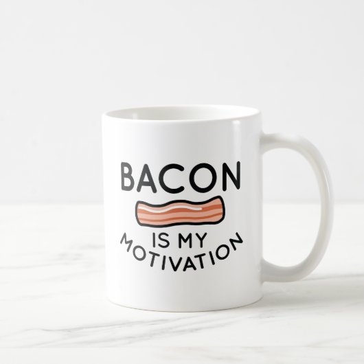 Mug Le bacon est ma motivation (Droite)