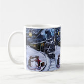 Mug Le baiser d'adieu Peinture d'Alfred Fox (Gauche)