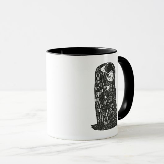 Mug Le baiser de Gustav Klimt (Devant droit)