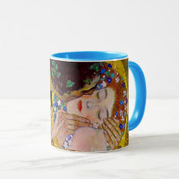 Le baiser de Gustav Klimt, Art Nouveau Vintage