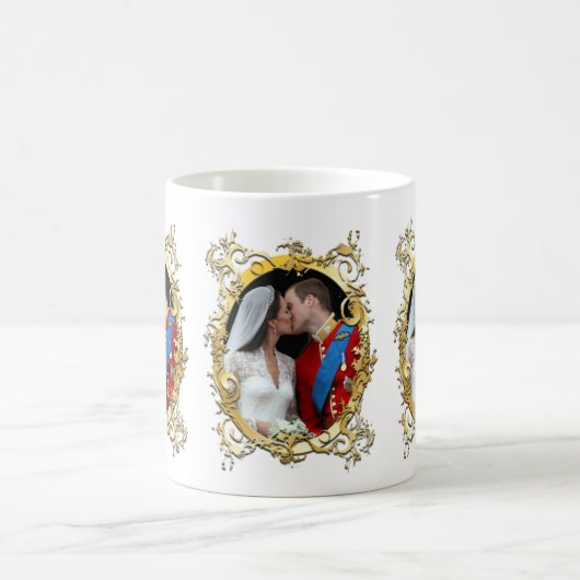 Mug le baiser, Will+kate mariage, Custom Color!! (Centre)
