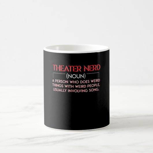 Mug Le ballot de théâtre fait de personnes étranges de (Centre)