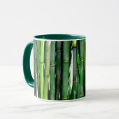 Mug Le Bambou vert Stalks Photographie de la nature (Devant gauche)