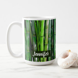 Mug Le Bambou vert Stalks Photographie de la nature