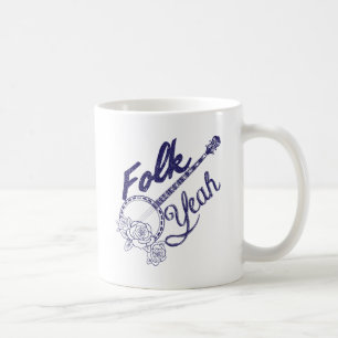 Mug Le banjo drôle de musique de gens de Wellcoda