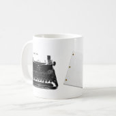 Mug Le bardeau, SE FANENT DEDANS, manuscrit (Devant gauche)