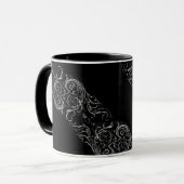 Mug Le baroque noir (Devant gauche)