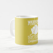 MUG LE BASE-BALL DE PRÉVISION DE WEEK-END (Devant gauche)