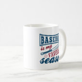 Mug Le Baseball Est Ma Saison Préférée (Devant droit)
