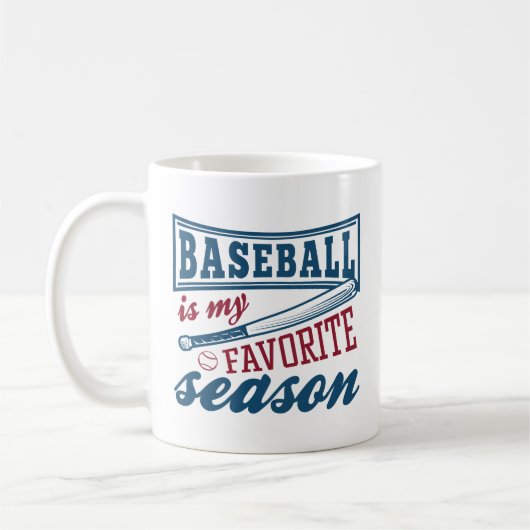 Mug Le Baseball Est Ma Saison Préférée (Gauche)