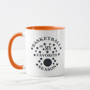 Mug Le basket-ball est ma saison préférée