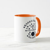 Mug Le basket-ball est ma saison préférée (Devant droit)
