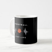Mug Le Basket Est Mon Sport Préféré (Devant gauche)