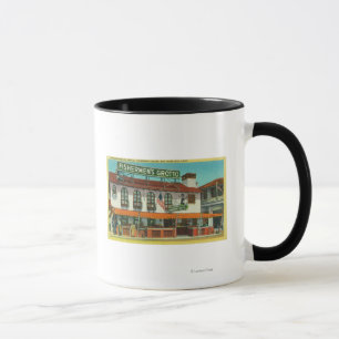 Mug Le bâtiment de la grotte du pêcheur célèbre