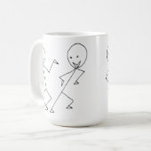 Mug Le bâton figure la danse (Devant gauche)
