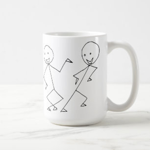 Mug Le bâton figure la danse
