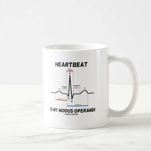 Mug Le battement de coeur est mon mode de (Droite)