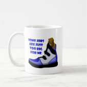 Mug Le beagle de bande dessinée dans la grande (Gauche)