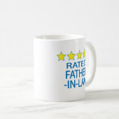 Mug Le beau-père cinq étoiles (Devant droit)