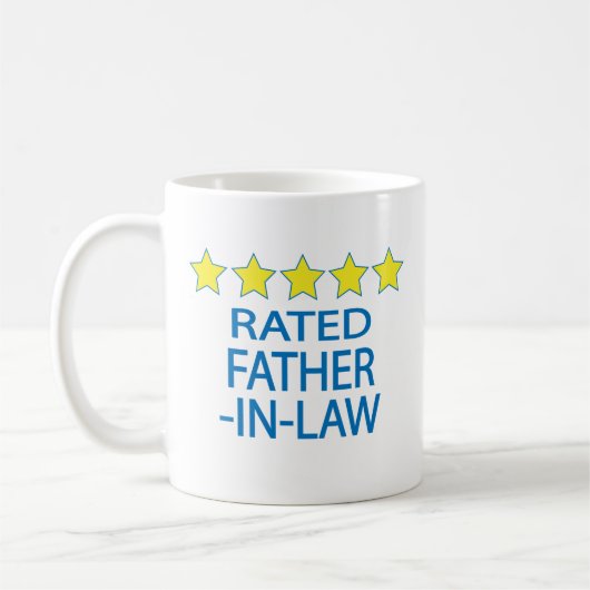 Mug Le beau-père cinq étoiles (Gauche)