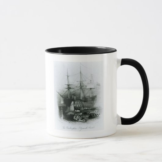 Mug Le Bellerophon au bruit de Plymouth (Droite)