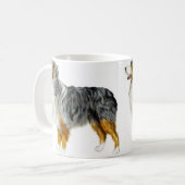Mug Le berger australien debout (Devant gauche)