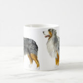 Mug Le berger australien debout (Centre)