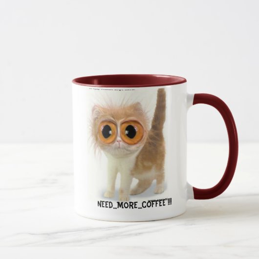 Mug Le besoin… plus… CAFÉ ! ! ! (Droite)