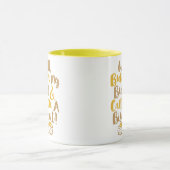 Mug Le beurre bon mon bout et m'appellent un biscuit (Centre)