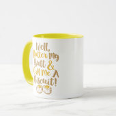 Mug Le beurre bon mon bout et m'appellent un biscuit (Devant gauche)