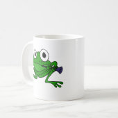 Mug Le BH grenouille drôle jouant la clarinette (Devant gauche)